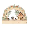 Kerstdorp chalet 30 x 23 cm