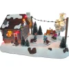 Kerstdorp chalet 33x19x17cm