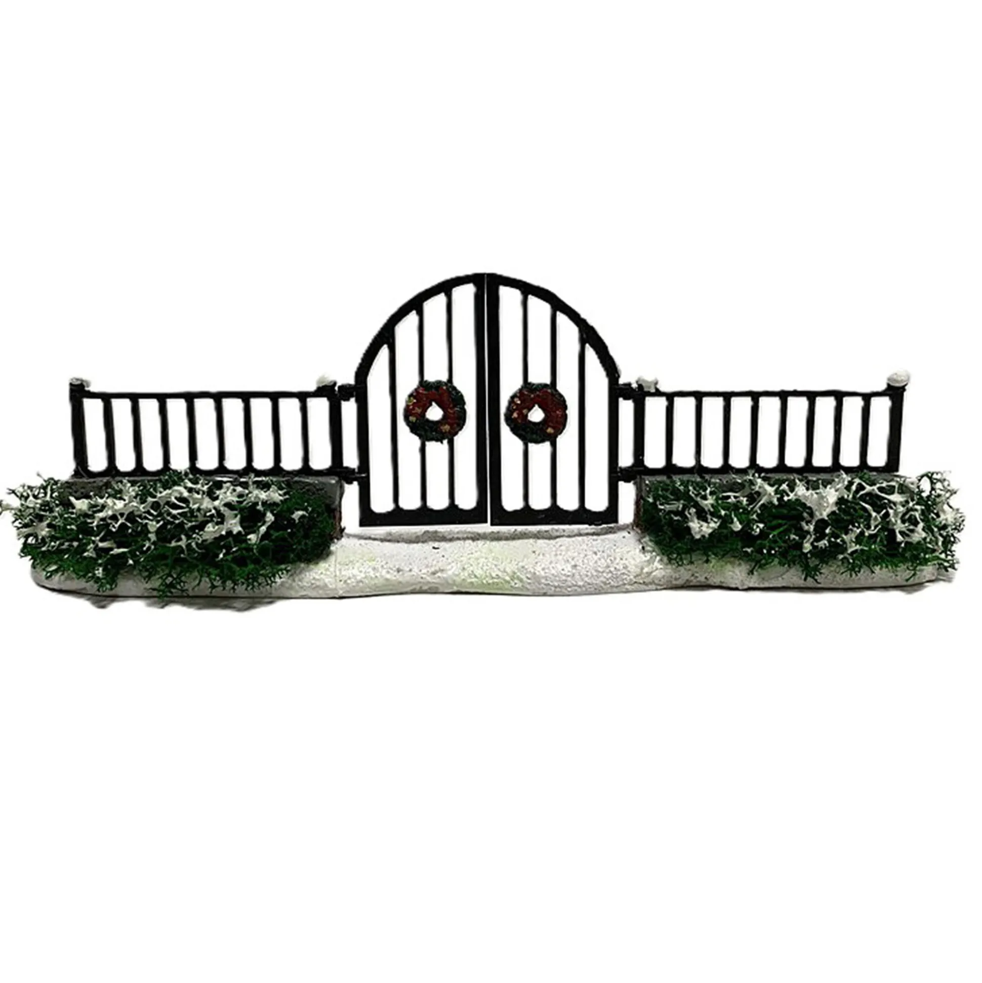 Kerstdorp hekwerk met poort 21cm