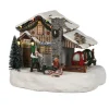 Kerstdorp Hotel piste 22x17x19cm