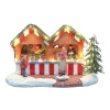 Kerstdorp kerstkraam A 19x8x11cm