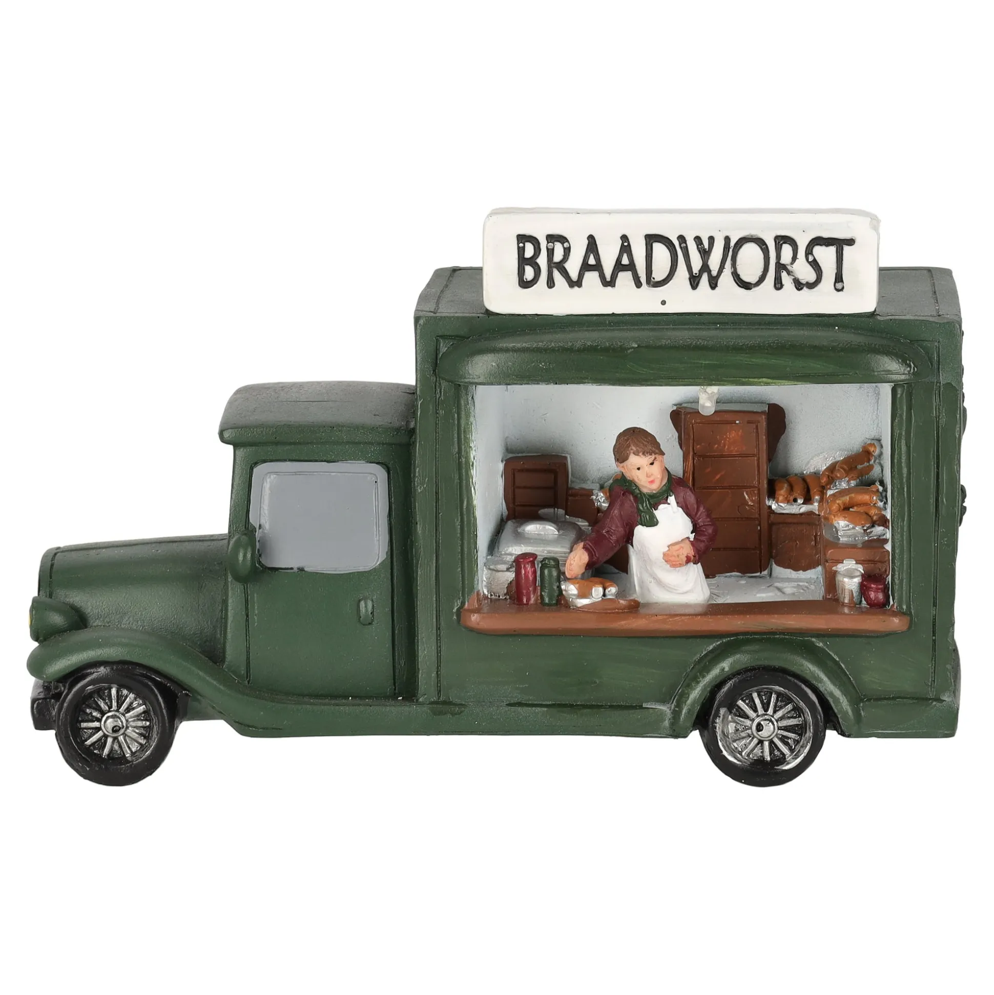 Kerstdorp kraam braadworst