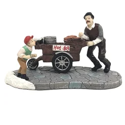 Kerstdorp kraam hot dog