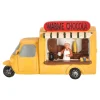 Kerstdorp kraam warme chocola