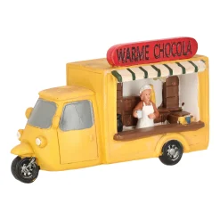 Kerstdorp kraam warme chocola