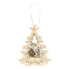 Kerstdorp lasercut kerstboom 23 x 30 cm