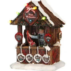 Kerstdorp Marktkraam 8x7x11cm