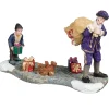 Kerstdorp Piet verliest cadeaus 13x6x10cm