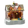 Kerstdorp Pietenhuis 20x12x22cm