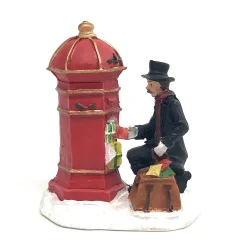 Kerstdorp postbode 6cm