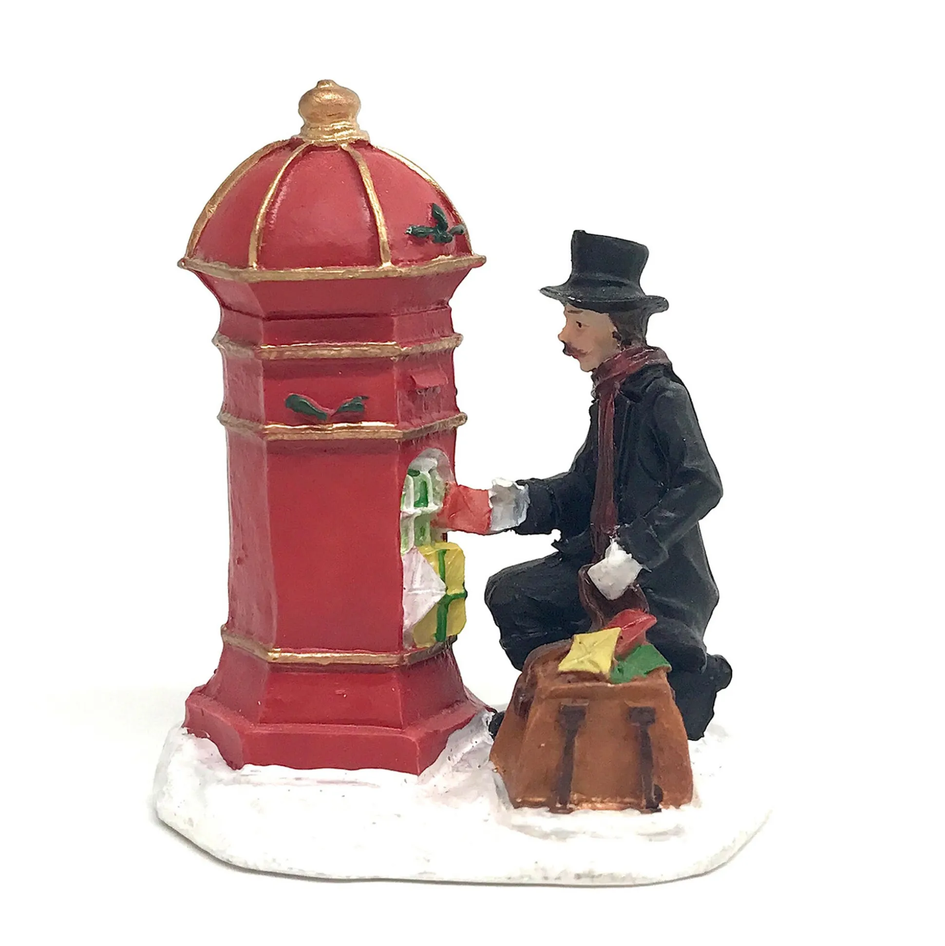Kerstdorp postbode 6cm