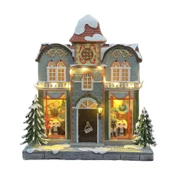 Kerstdorp restaurant 20x9x23cm
