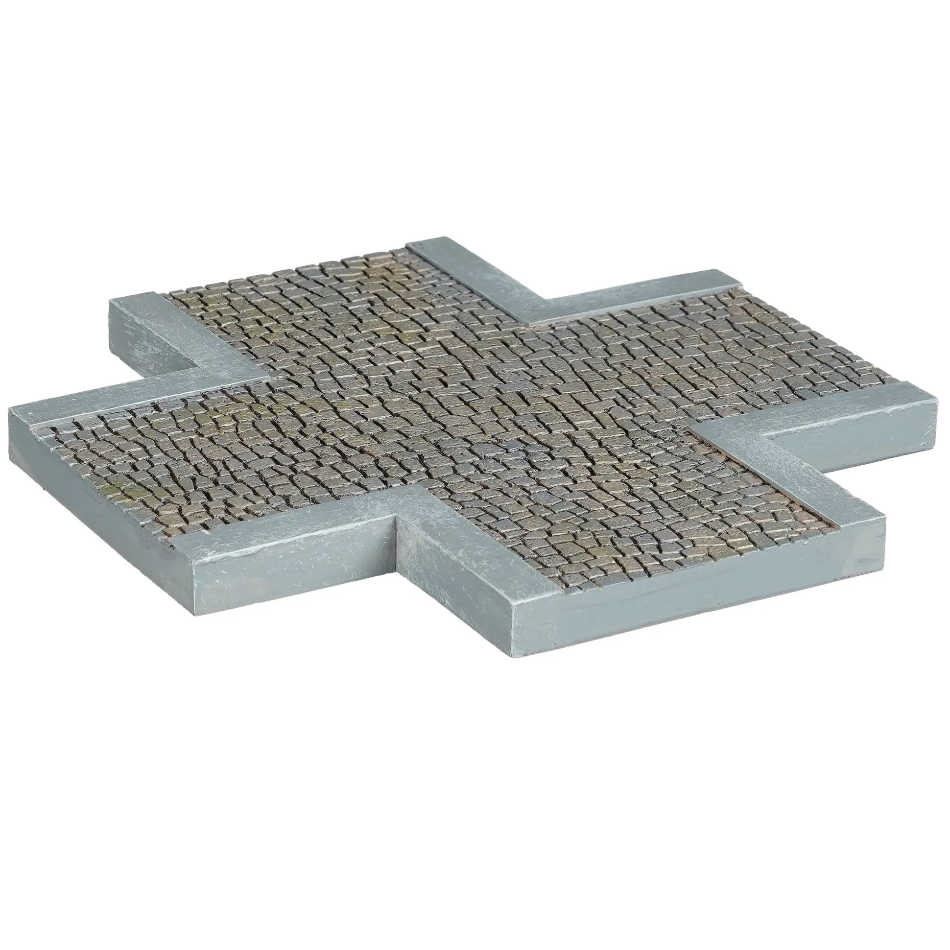 Kerstdorp Road kruispunt 20x20cm