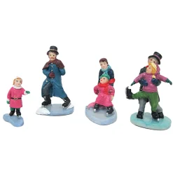 Kerstdorp schaatsen