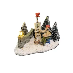 Kerstdorp schilder Parijs 11cm