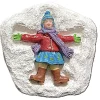 Kerstdorp sneeuwengel meisje 6cm