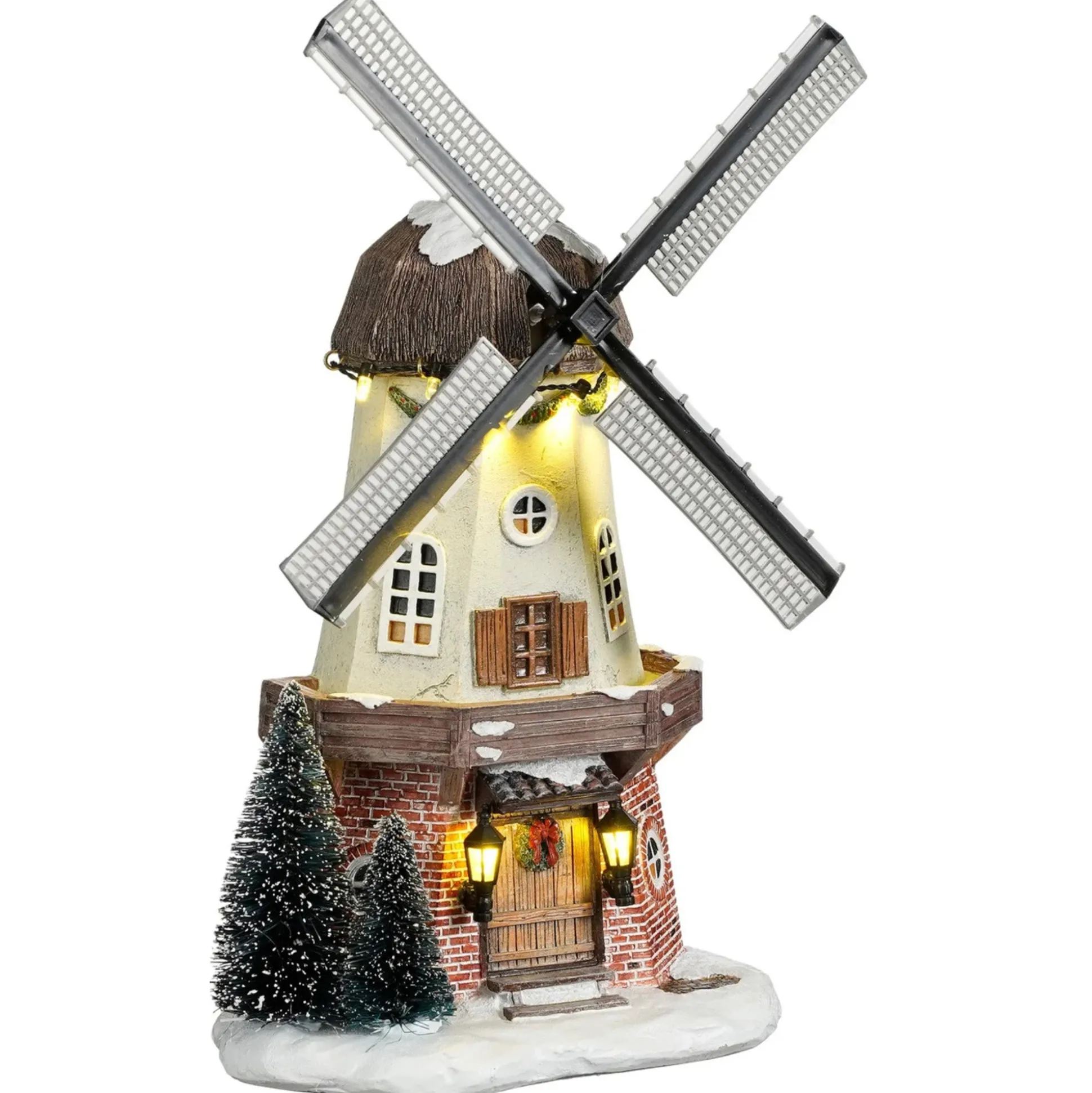 Kerstdorp Windmolen 15x8x27cm