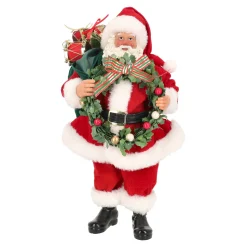 Kerstman 28 cm krans