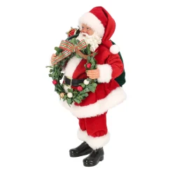 Kerstman 28 cm krans