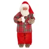 Kerstman 28 cm pyjama