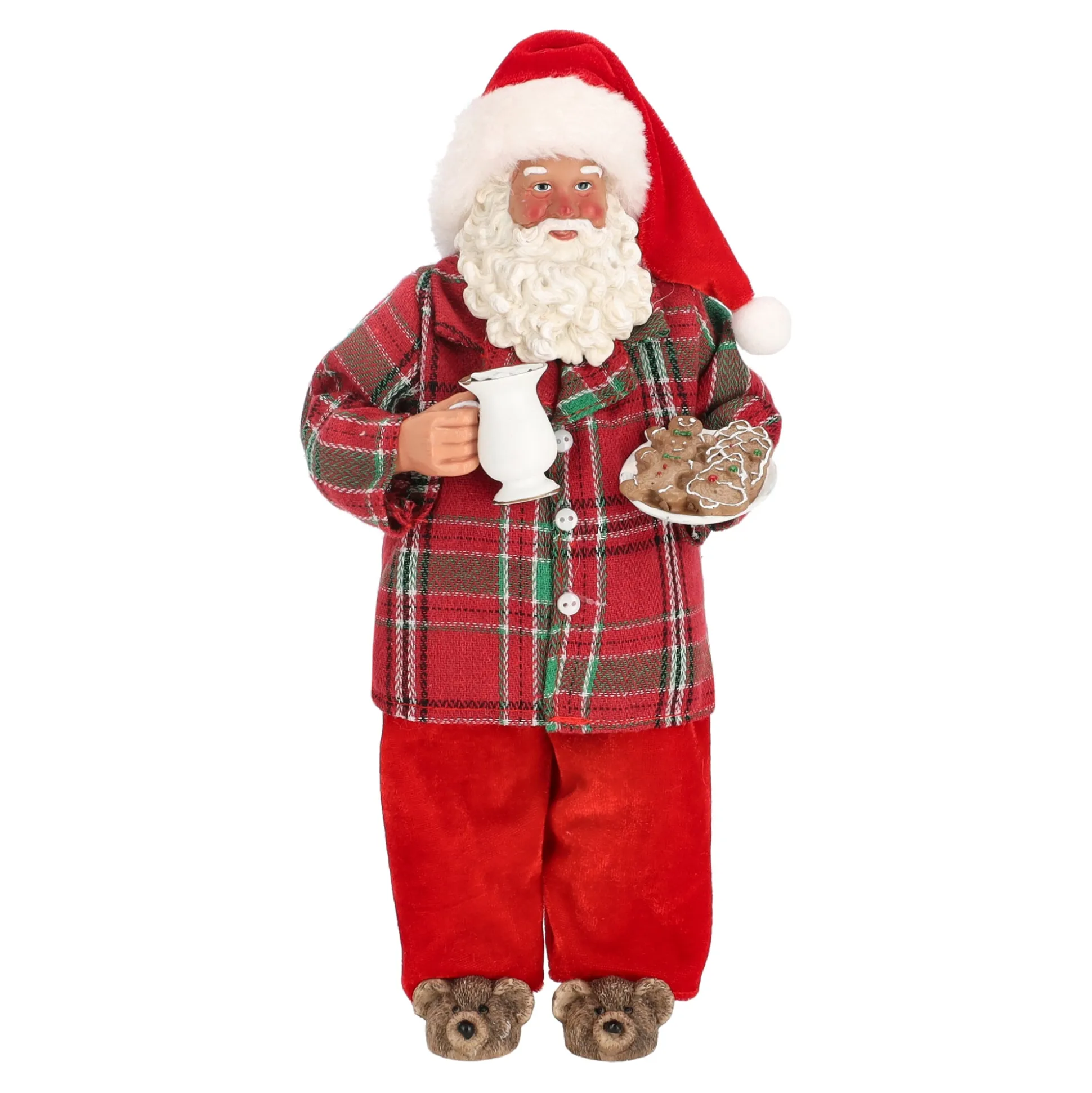 Kerstman 28 cm pyjama