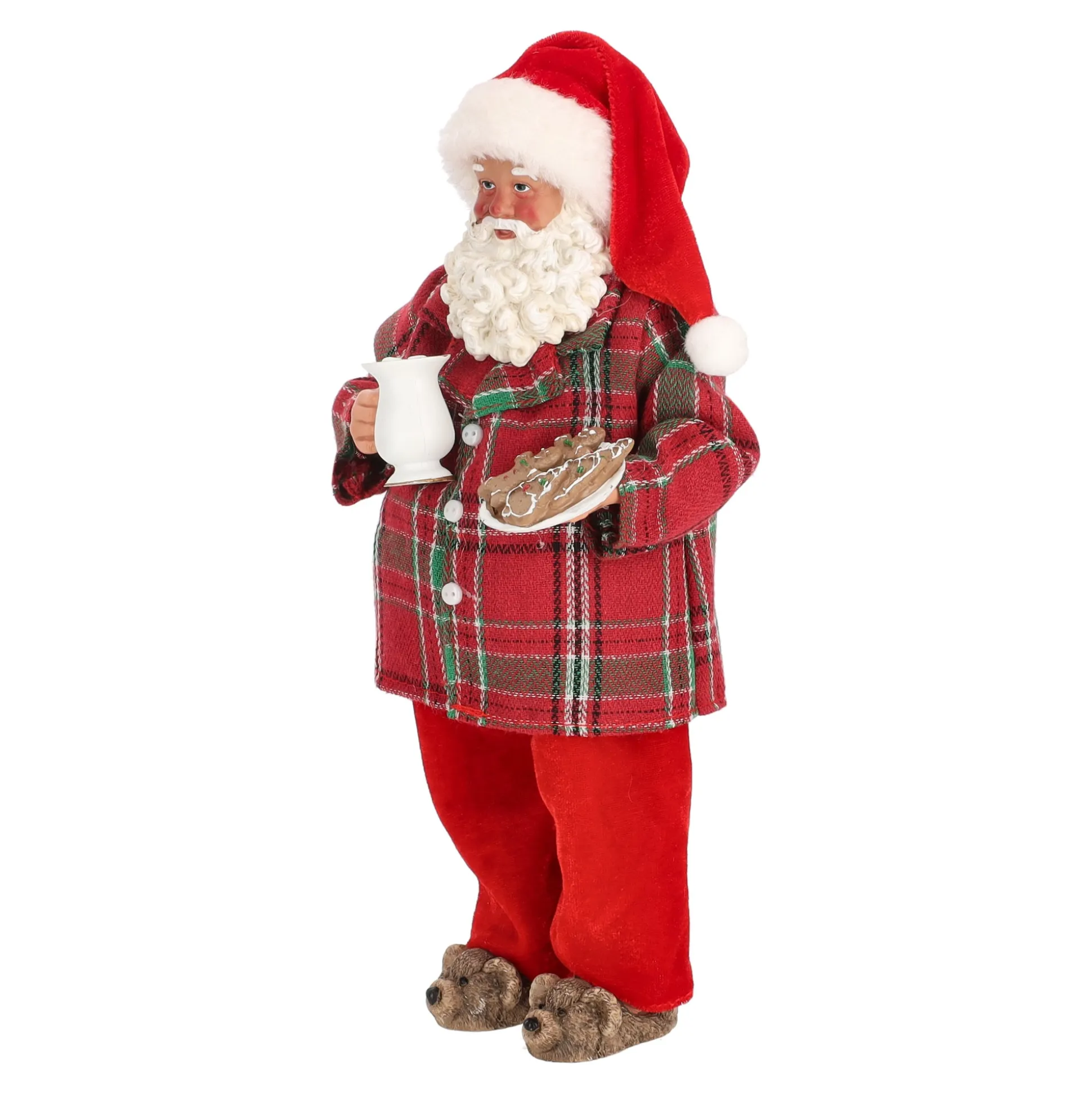 Kerstman 28 cm pyjama