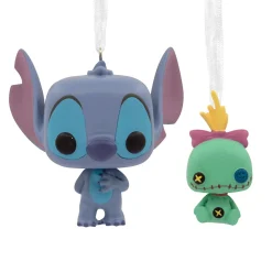 Kerstornament Stitch en Scrump Funko Buddy