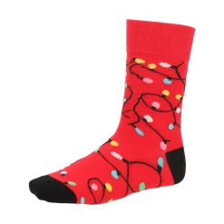 Kerstsok lampjes rood 39-43