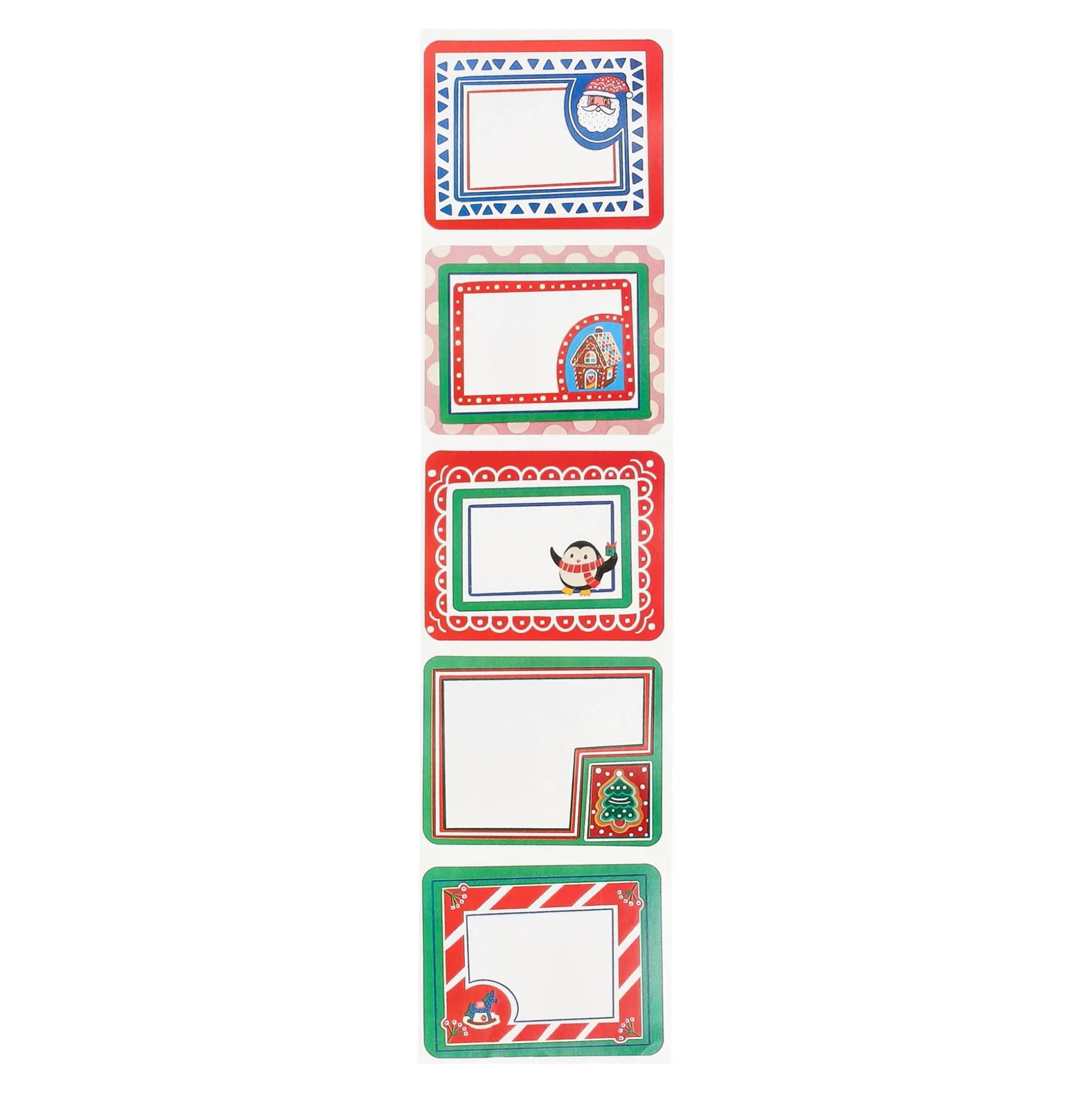 Kerststickers 50st