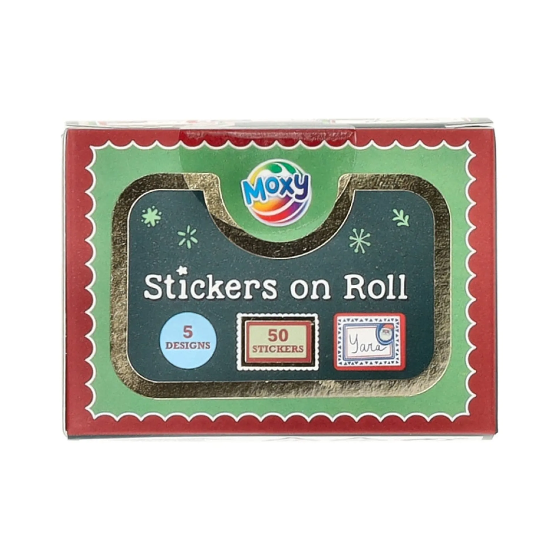 Kerststickers 50st