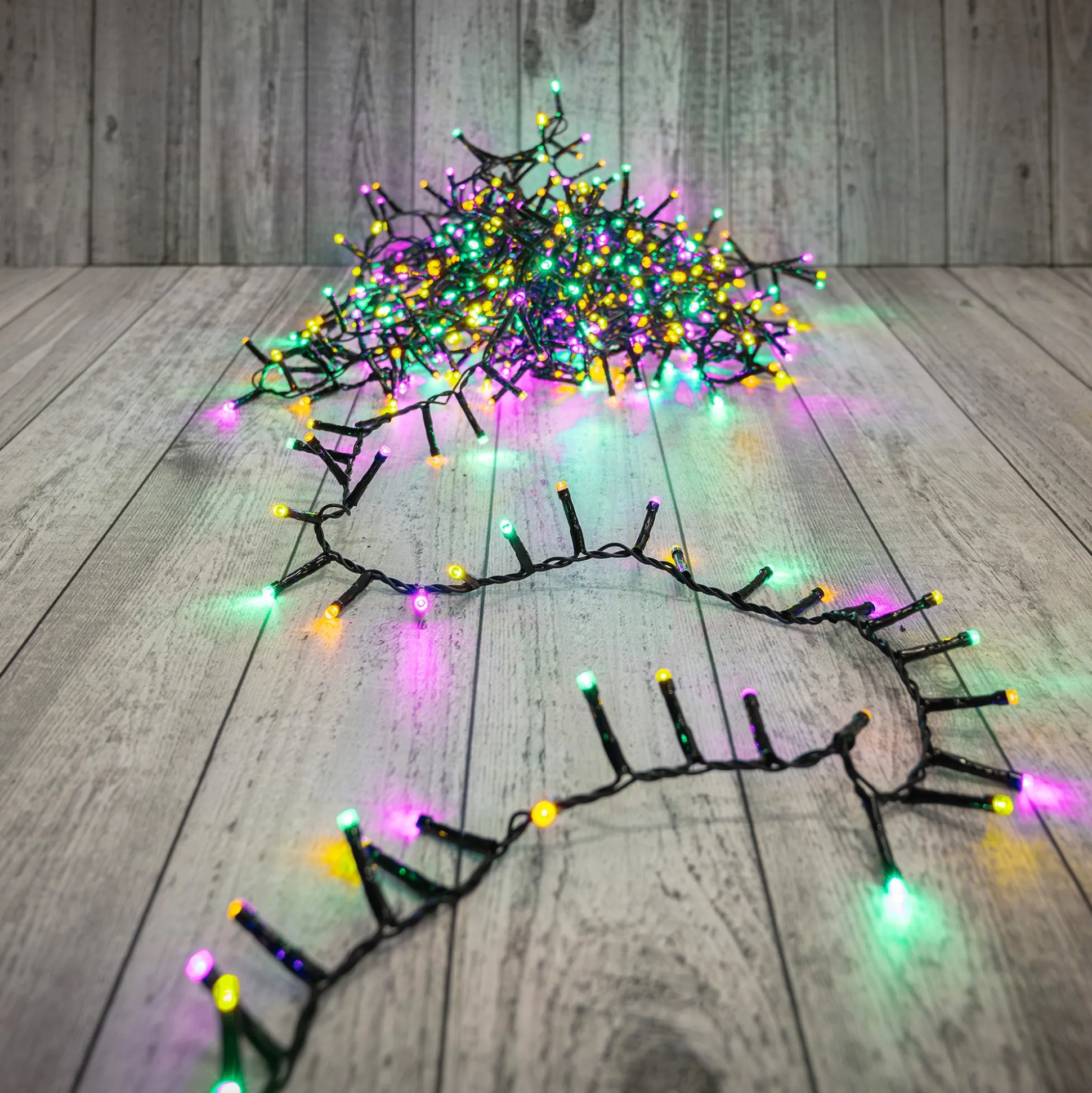 Kerstverlichting serpentine 600LED multi
