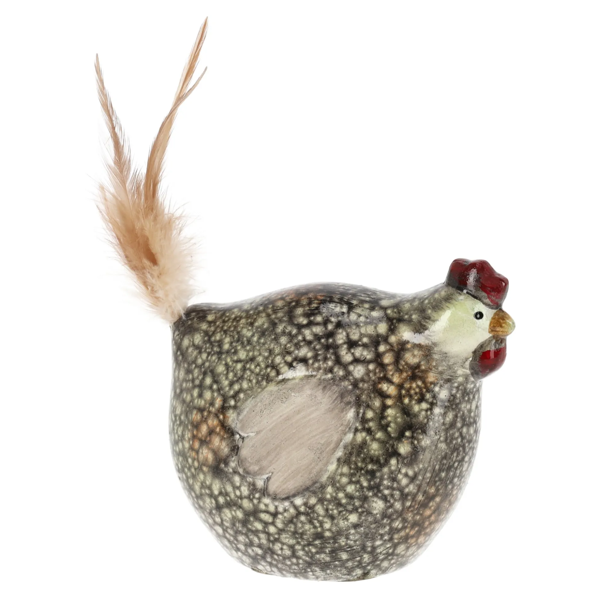Kip decoratie 13 cm