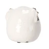 Kip keramiek 14 cm antiek wit