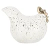 Kip wit goud 15cm