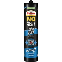 Kit No More Nails Flex zwart 390g Pattex