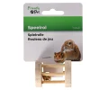 Knaagdier rol+bel hout 5cm
