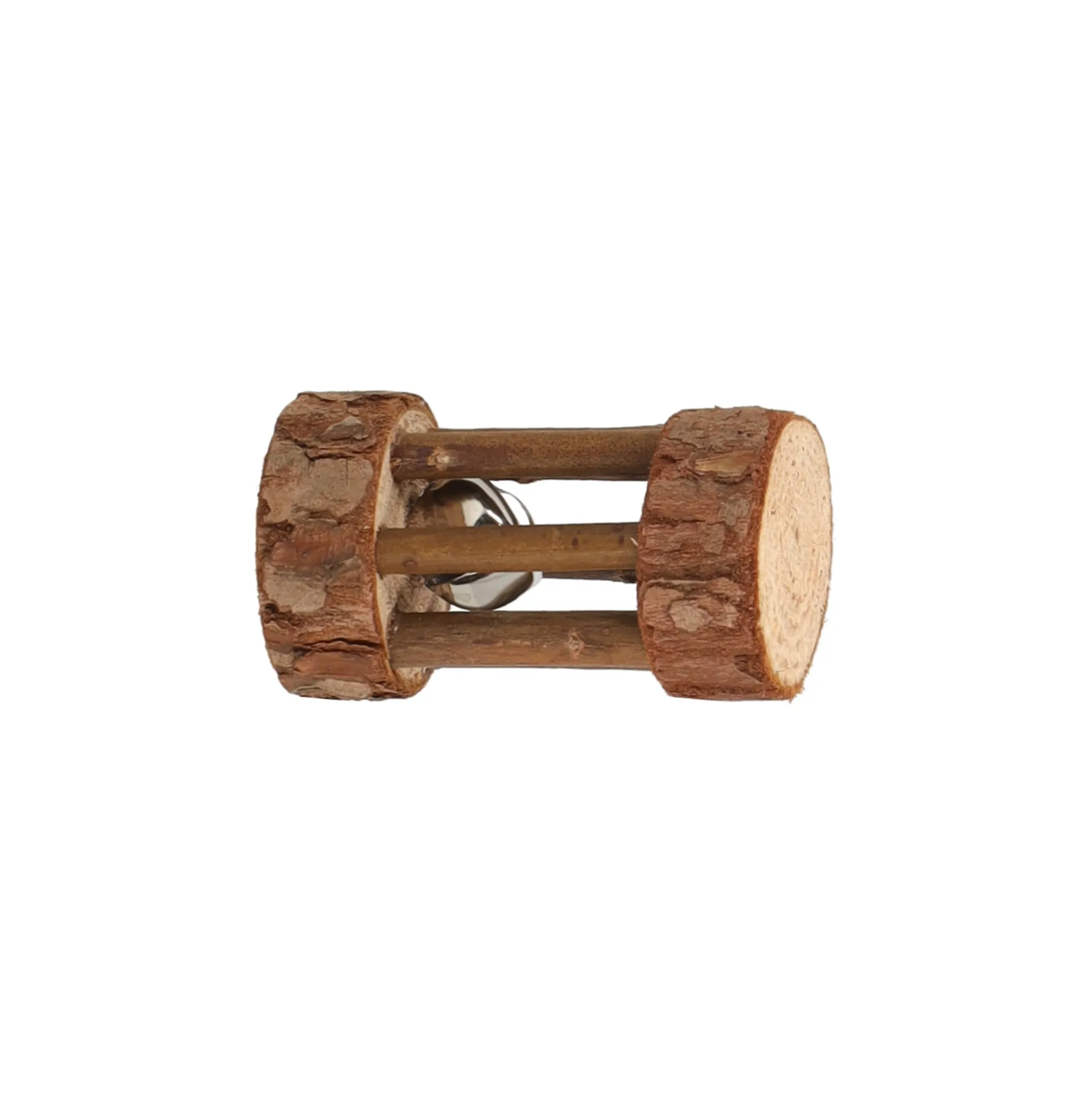 Knaagdier rol+bel natuur 7cm
