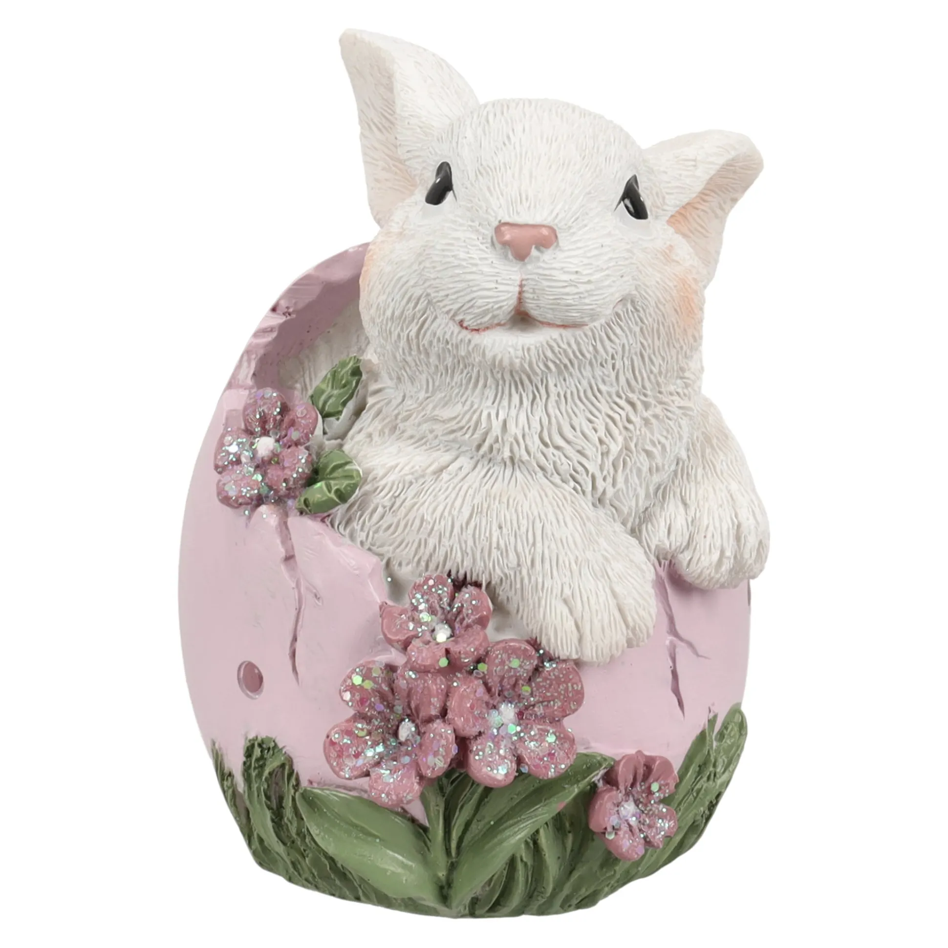 Konijn in ei roze 9cm