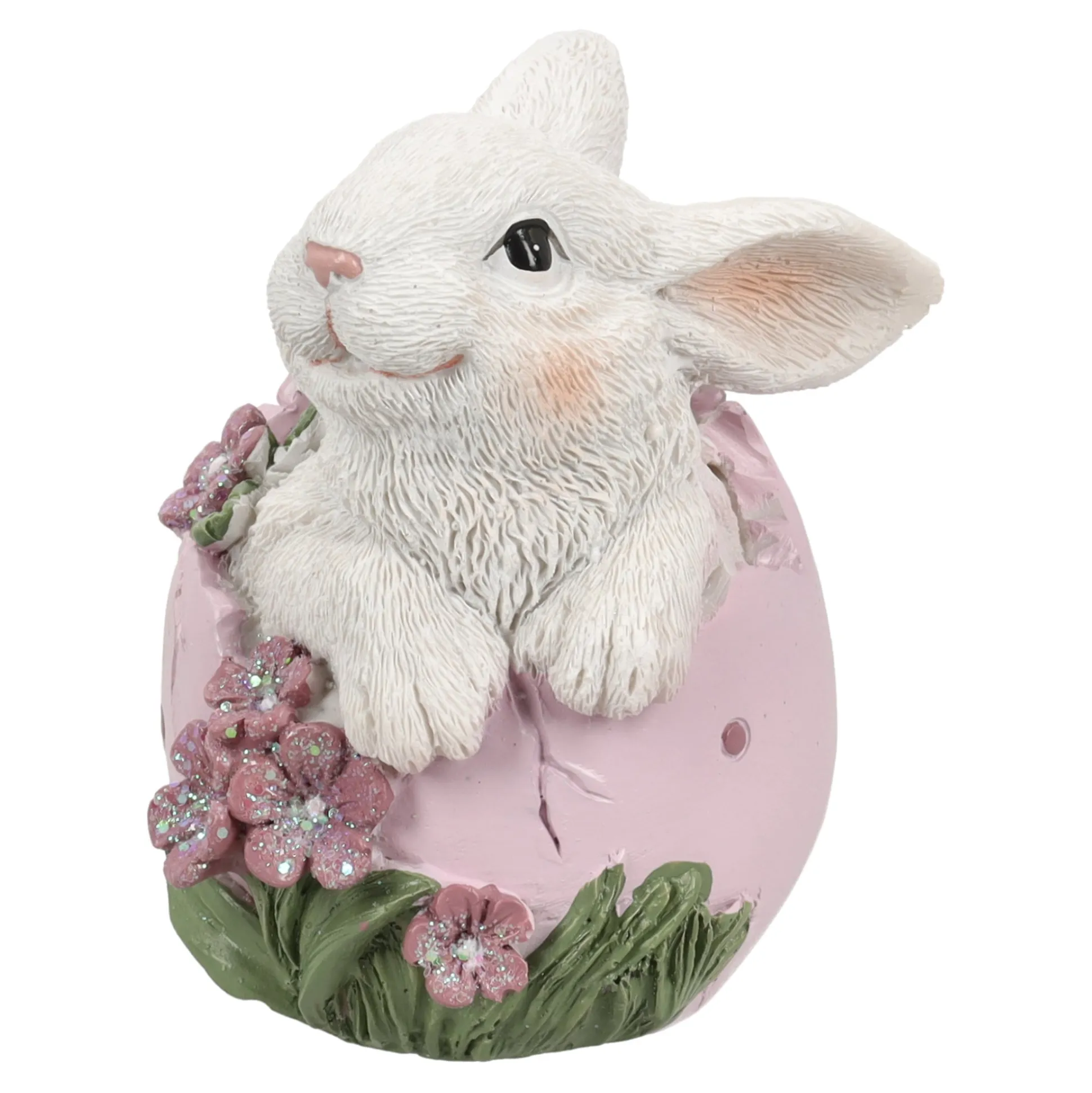 Konijn in ei roze 9cm