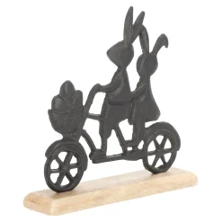 Konijn op fiets 21x20cm