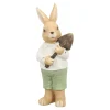Konijn staand schep groen 23cm