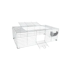 Konijnenkooi Rabbit 120 grijs