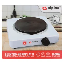 Kookplaat 1000W Alpina