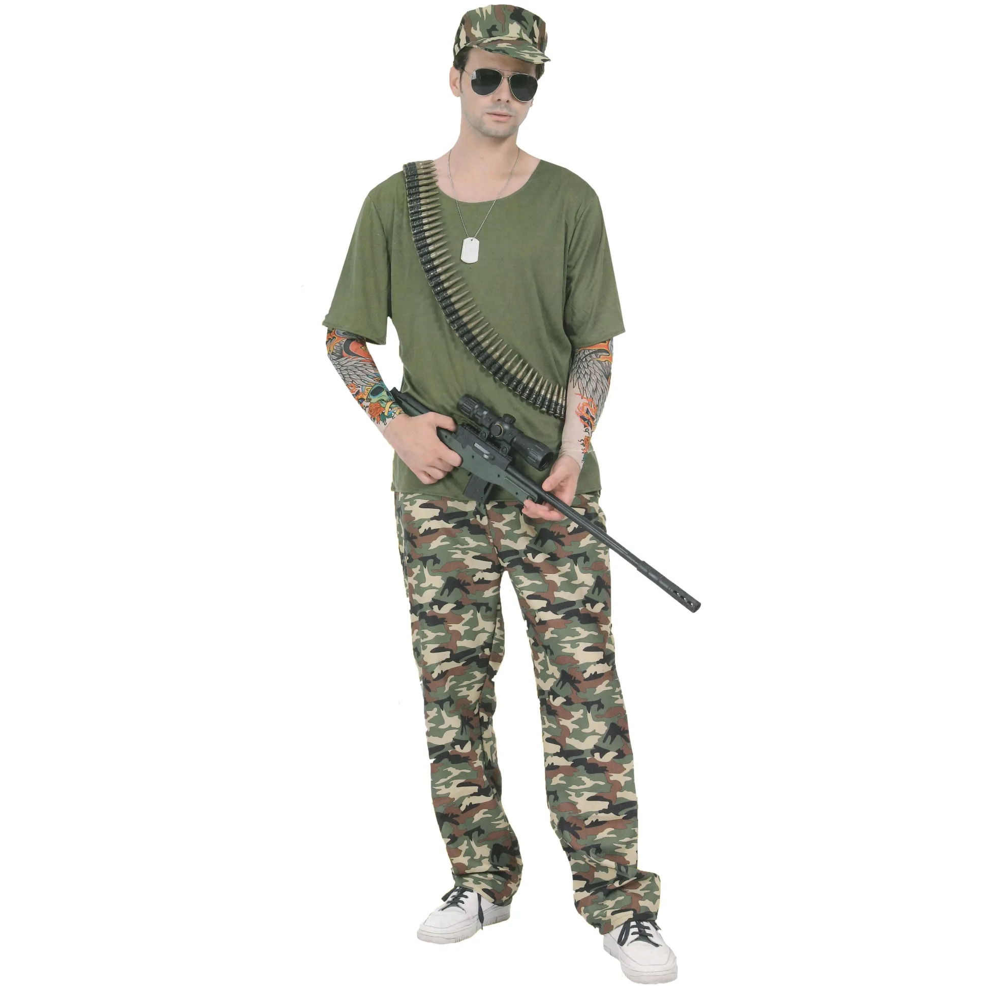 Kostuum stoere soldaat L