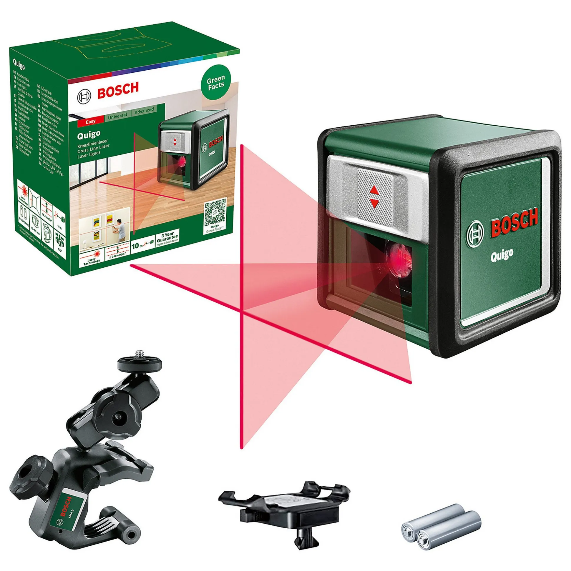 Kruislijnlaser Quigo III Bosch