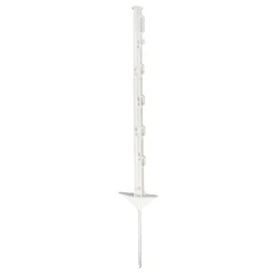 Kunststofpaal 70cm wit 10st Koltec