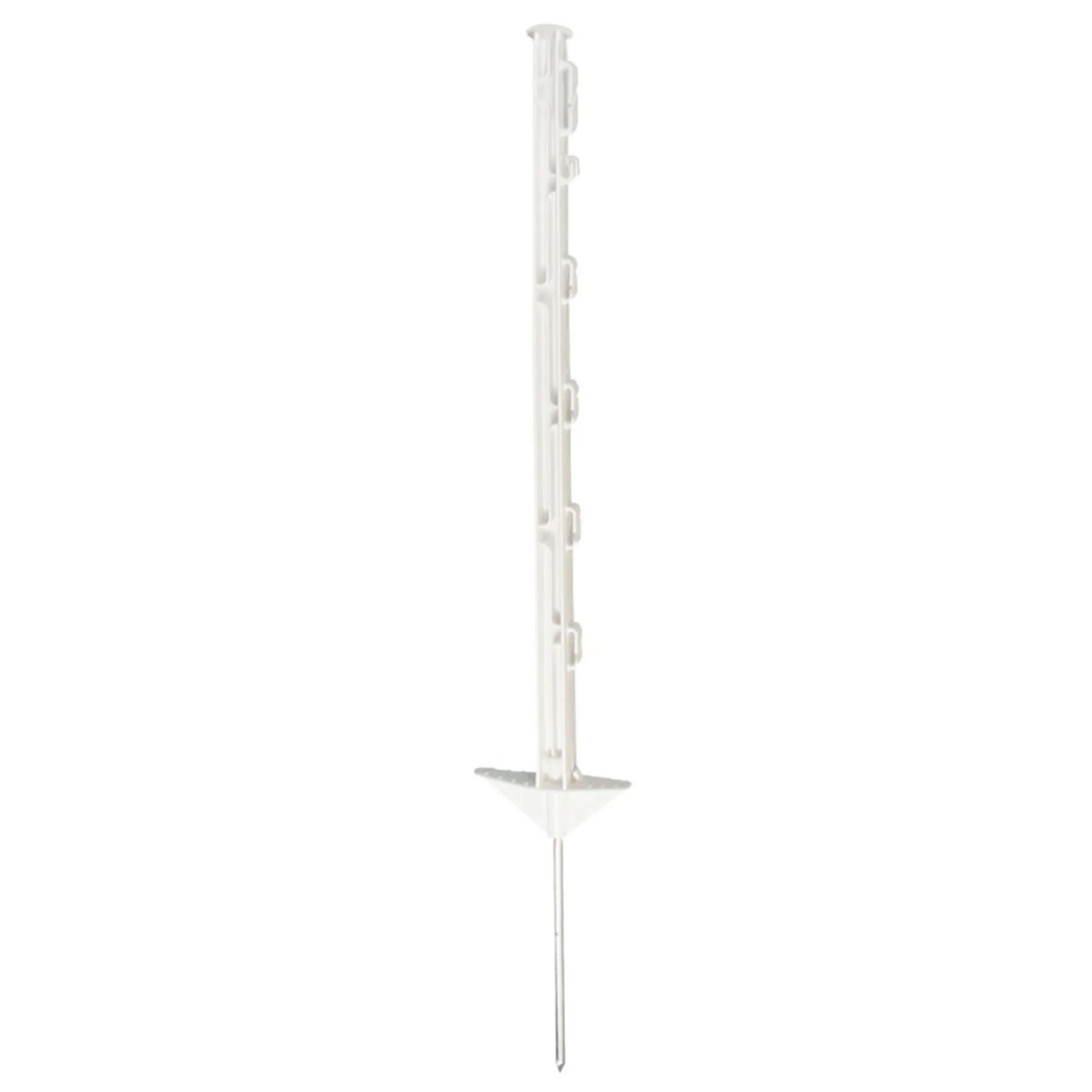 Kunststofpaal 70cm wit 10st Koltec