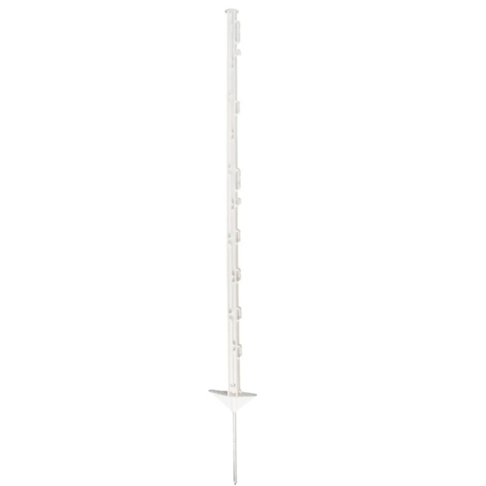 Kunststofpaal 105cm wit 10st Koltec