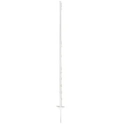 Kunststofpaal 154cm wit 10st Koltec