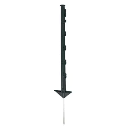 Kunststofpaal 70cm zwart 10st Koltec